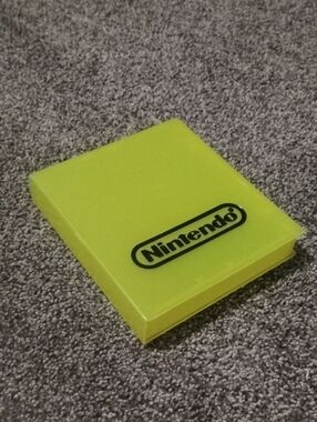 Vintage Nintendo Neon Yellow Game Case